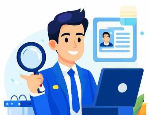 Job Seeker Illustration